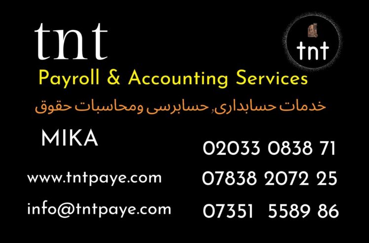 شرکت حسابداری و حسابرسی تی ان تی فینچلی لندن