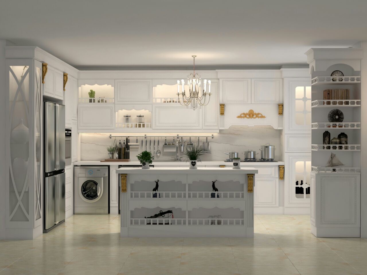 نصب کابینت اشپزخانه و حمام ونقاشی ساختمان