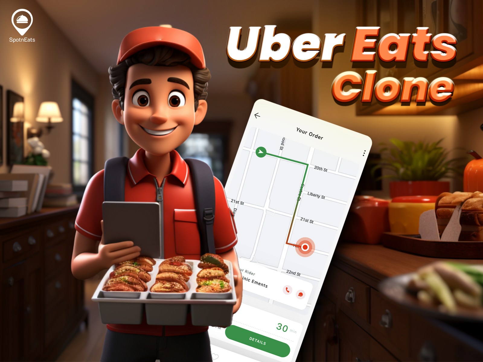 Build a Powerful Food Delivery App Like UberEats with SpotnEats