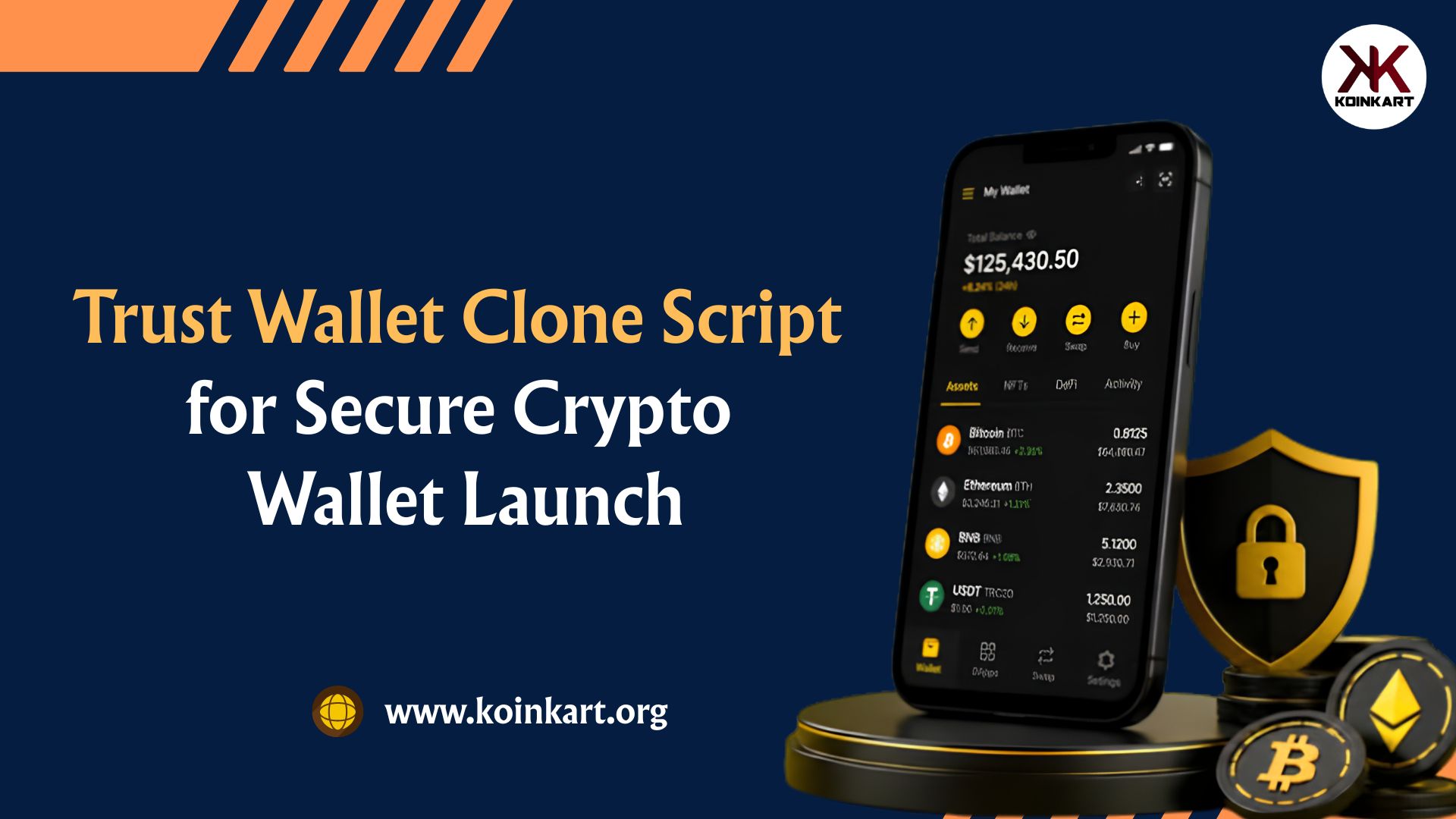 Trust Wallet Clone Script for Secure Crypto Wallet Launch