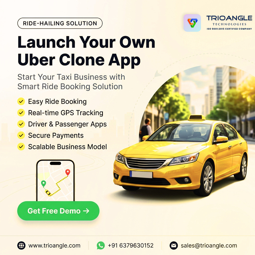 Premium Uber Clone App for Modern Urban Transportation in America