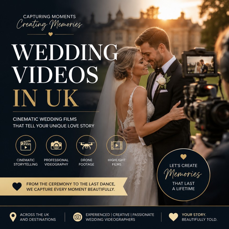 Luxury UK Wedding Video Packages | Cinematic Wedding Videos UK