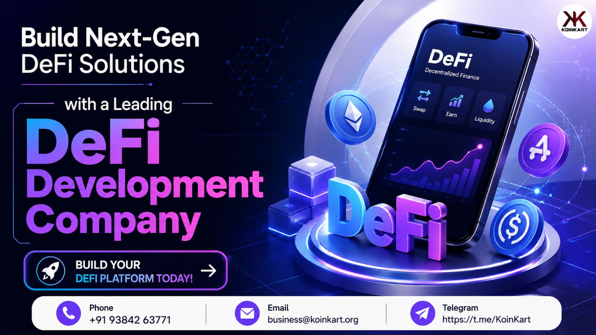 Build Next-Gen DeFi Solutions with a Leading DeFi Development Company