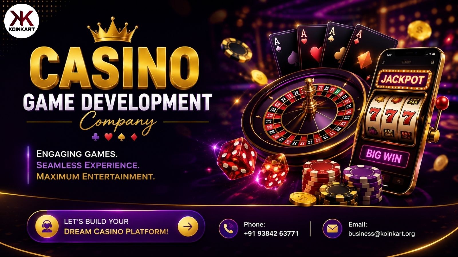Casino Game Development Company for Online Gaming Businesses