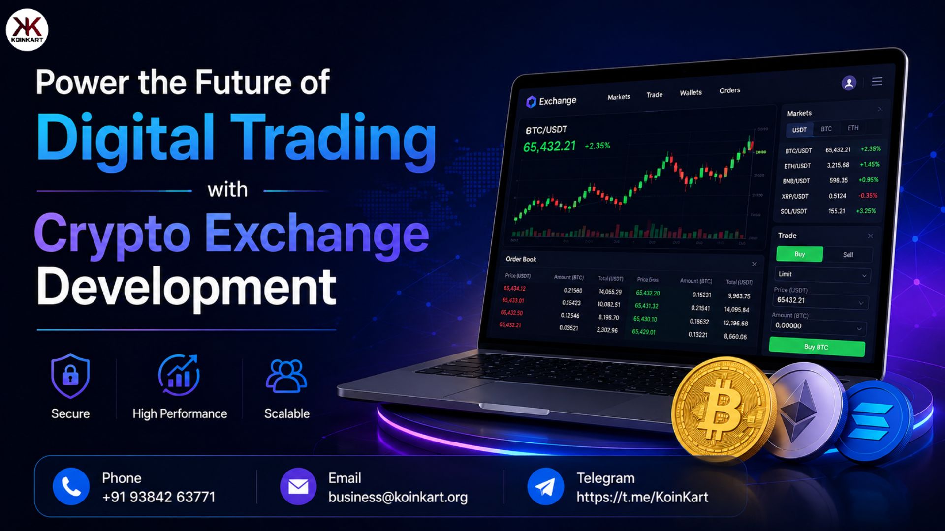 Power the Future of Digital Trading with Crypto Exchange Development