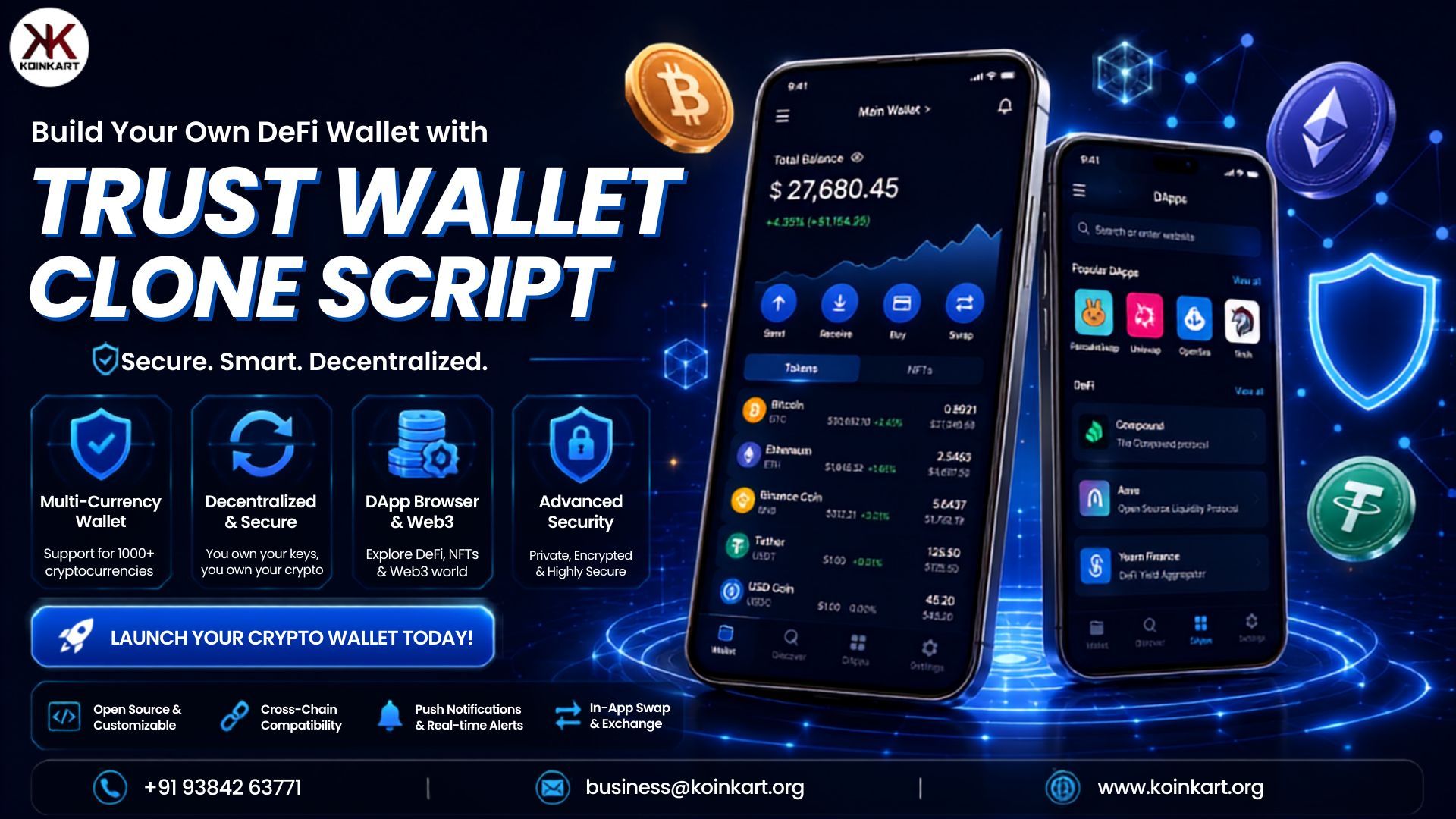 Create a User-Friendly Wallet Platform with a Trust Wallet Clone Script