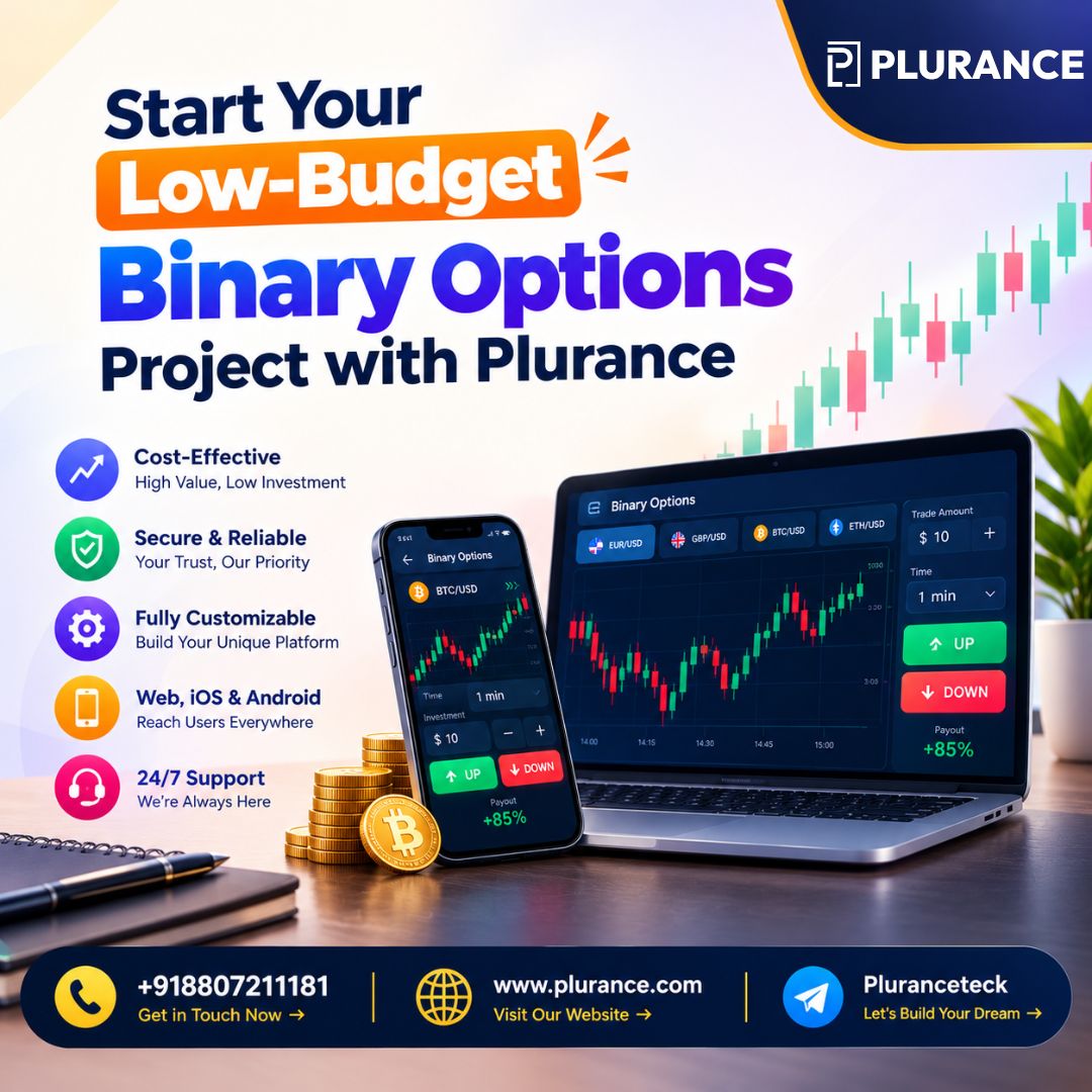 Start Your Low-Budget Binary Options Project with Plurance