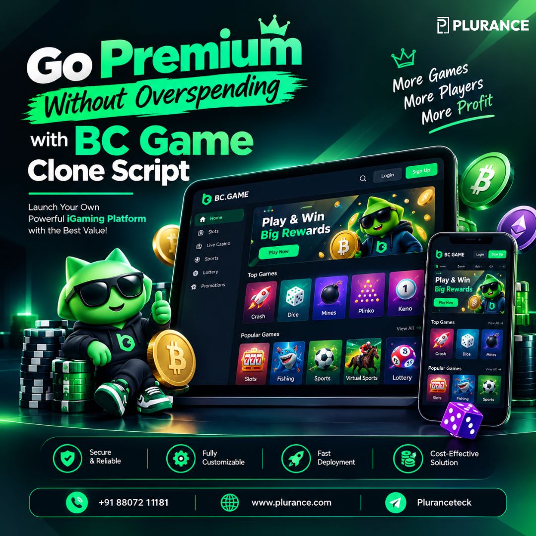 Premium Gaming, Budget-Friendly BC Game Clone Script