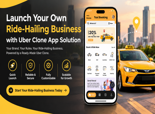 Launch Your Own Uber Clone Taxi Booking App